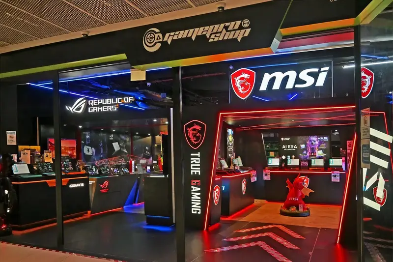 Tienda de ordenadores y accesorios para juegos